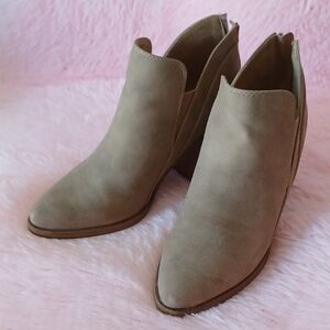 Soda suede booties